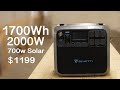 Maxoak Bluetti AC200 2000W/1700Wh Solar Generator - REVIEW