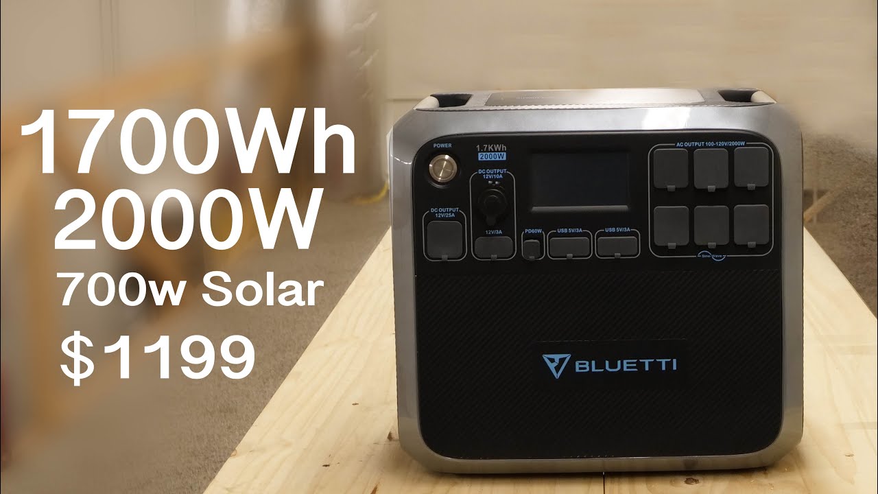 PowerOak Bluetti EP500 Pro 5100Wh solar generator per Powerbanks