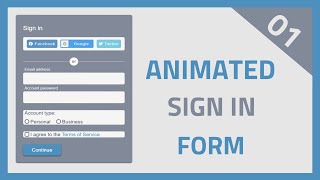 How To Create an Animated Sign-Up Form Using Only HTML & CSS