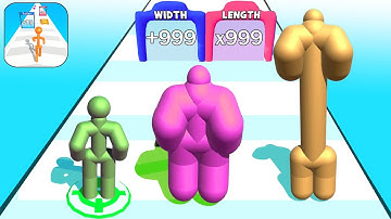 📌Satisfying Mobile Game New Video: Tall Man Run, Ball Maters, Lick Runner, Ball Run 2048, Roof Rails