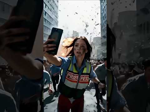 Ultraman Appears Chaos Erupts In The City Ultraman Ai Veo3 