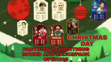 Pacybits 20 FULL CHRISTMAS DAY LIGHNTNING ROUND/PACK OPENING!  REACTS TO LIGHTNING ROUND!DESCRIPTION