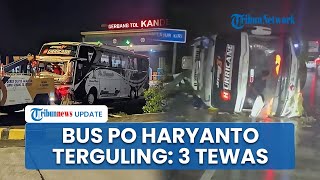 Bus PO Haryanto Terguling di Tol Batang Akibat Jalan Licin, 3 Orang Tewas & 20 Terluka screenshot 5
