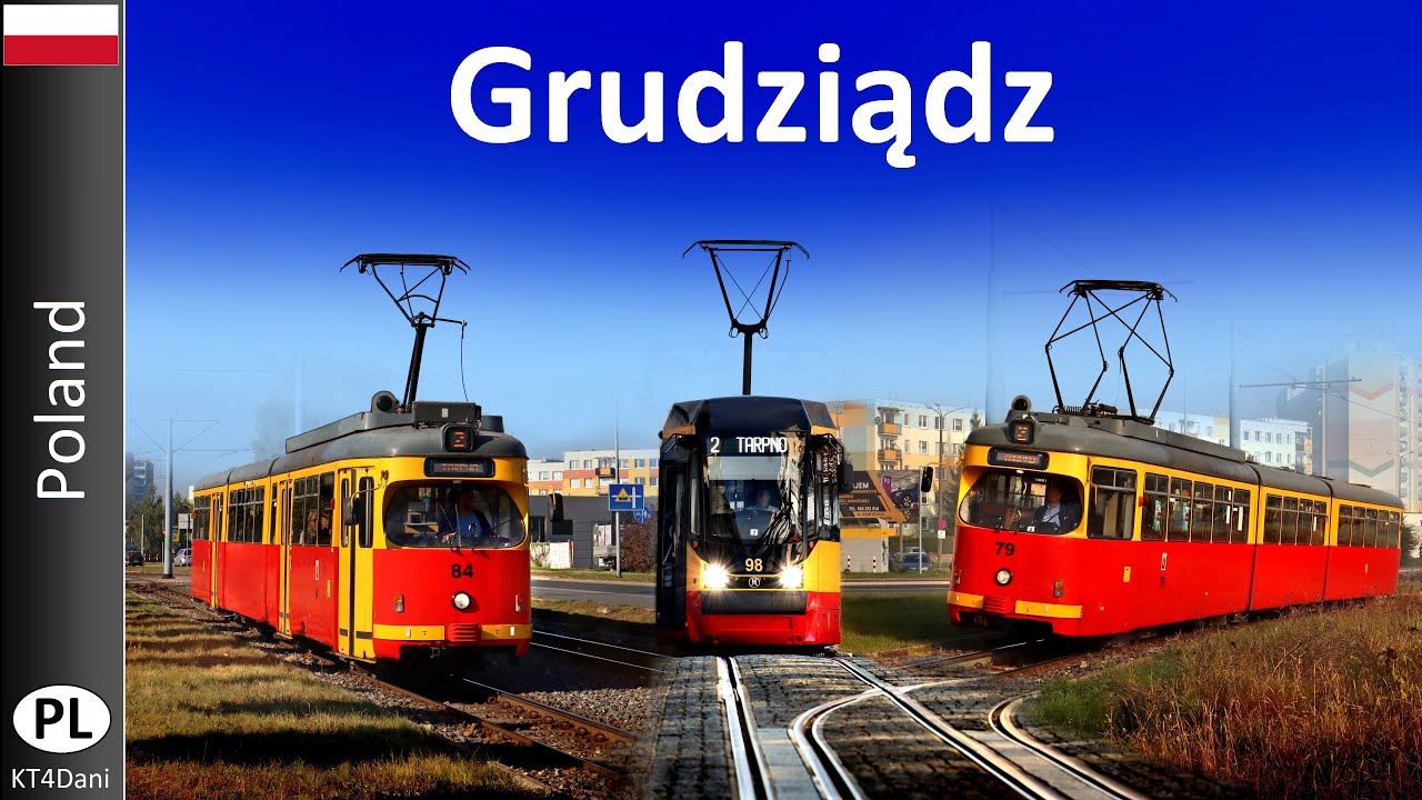 【4K】GRUDZIĄDZ TRAM  (2025)