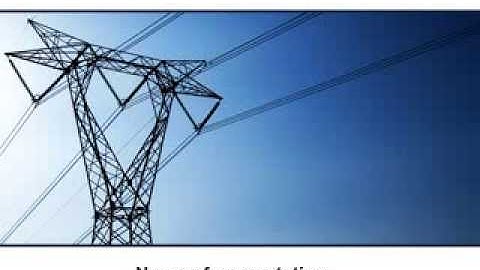 Power Lines Mast PowerPoint Template by PoweredTemplate.com