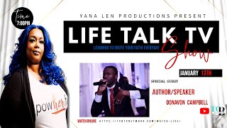 Life Talk Tv Show Season 7 Donavon Campbell