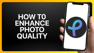 How To Enhance Photo Quality In Pixlr Tutorial