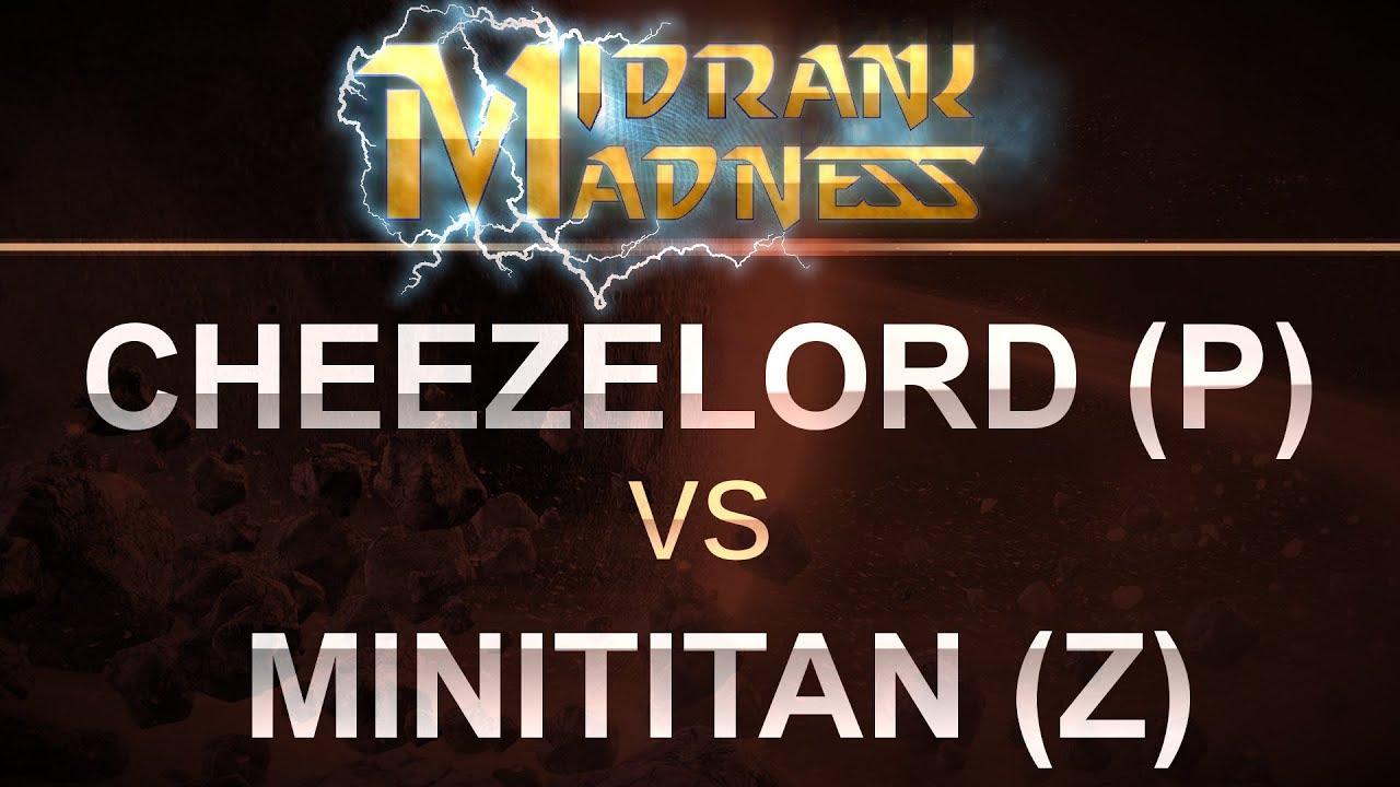 StarCraft 2 - MidRank Madness 2017 - Cheezelord (P) v MiniTitan (Z) on Neon Violet Square