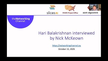 Hari Balakrishnan interviewed by Nick McKeown