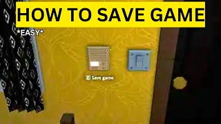 How To Save in Schedule 1(EASY)
