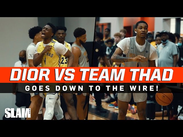 Dior Johnson and Vegas Elite vs Team Thad Went Down TO THE WIRE