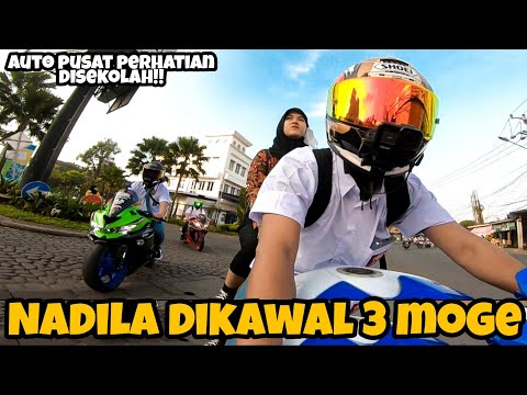 NGANTER CEWEK SMK KESEKOLAH PAKE MOGE R6