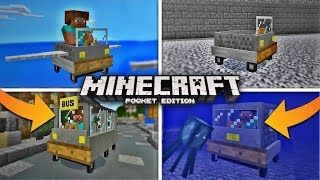 NEW WORKING Minecraft Vehicles - MCPE Vanilla Vehicles Addon (Minecraft PE 1.2 Addon) screenshot 5