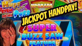 NEW HUFF N EVEN MORE PUFF JACKPOT HANDPAY!