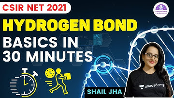 Hydrogen Bond | Basics in 30 Minutes | 🎯for CSIR NET2021 by Shail Jha