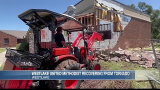 Westlake United Methodist Church picking up the pieces following tornado