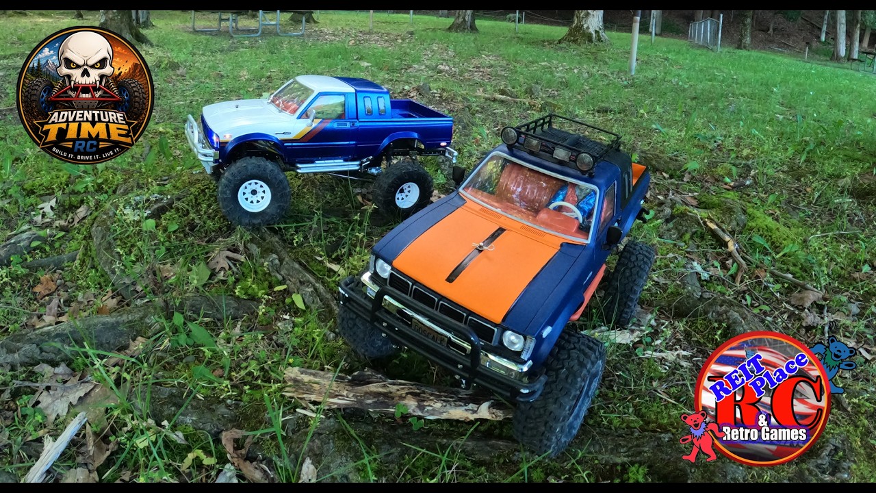 Tamiya Bruiser Clone HG P407 Woods run Buddy Build meet up + Phase