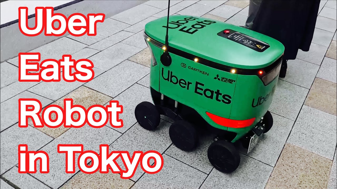 Uber Eats Robot in Tokyo - YouTube