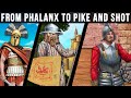 From Ancient Phalanx to Pike and Shot Warfare