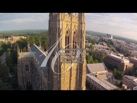 duke university ranking The Inauguration of Vincent E. Price, Tenth President of Duke University