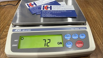 Hướng dẫn sử dụng cân AND EK-6100i