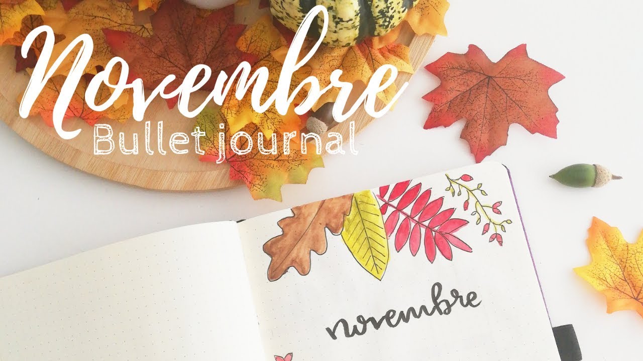 Bullet journal PWM Novembre - YouTube