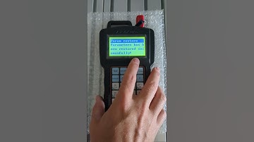 How to restore default settings on RichAuto A11E Plus by CauCau CNC1