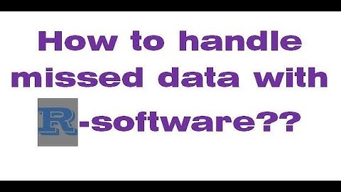 Filling and handling missed data in R software