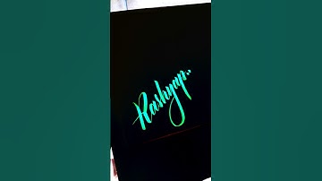 "kashyap" #calligraphy #shortsfeed #youtubeshorts #shorts #handwritingstyles