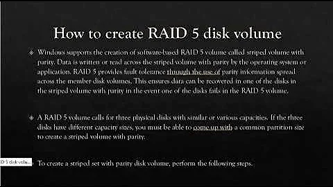 how to create RAID volume and manage virtual hard disks VHD on windows server 2019 #raid
