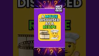Which MOVIE has been disguised as a RECIPE? #quiz #guessthefilm #virtualpubquiz #podcast #film