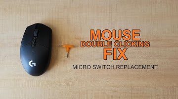 Mouse Double Clicking FIX l Micro Switch Replacement l Logitech G304