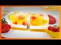 RAU CÂU NGŨ SẮC - Cách Làm Rau Câu Trái Cây Ngũ Sắc Đẹp Mắt Mát Lạnh Cho Ngày Hè || Agar Fruit Cake