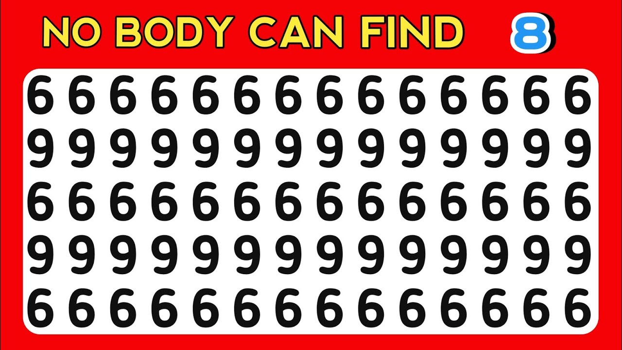 FIND THE ODD ONE OUT | NUMBER AND LETTER EDITION | ODDITY SPOTTING ...