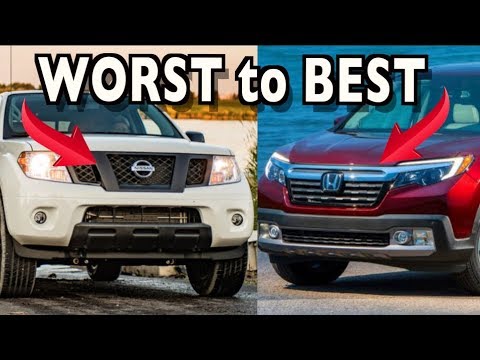 Ranked Worst to Best: 2019 Mid-Size Trucks