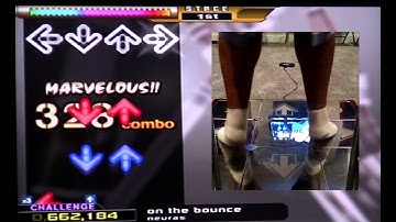 DDR X On The Bounce Challenge AA FC 974,350 (with footcam)