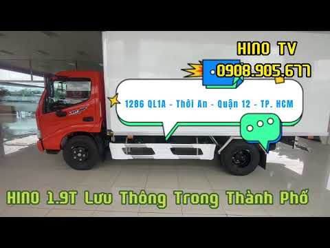 Video Báo giá Xe HINO 1.900kg tổng tải 4.990kg thùng dài... - youtube