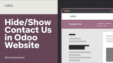 How to Hide/Show Contact Us Button in Odoo Website (Without Coding)