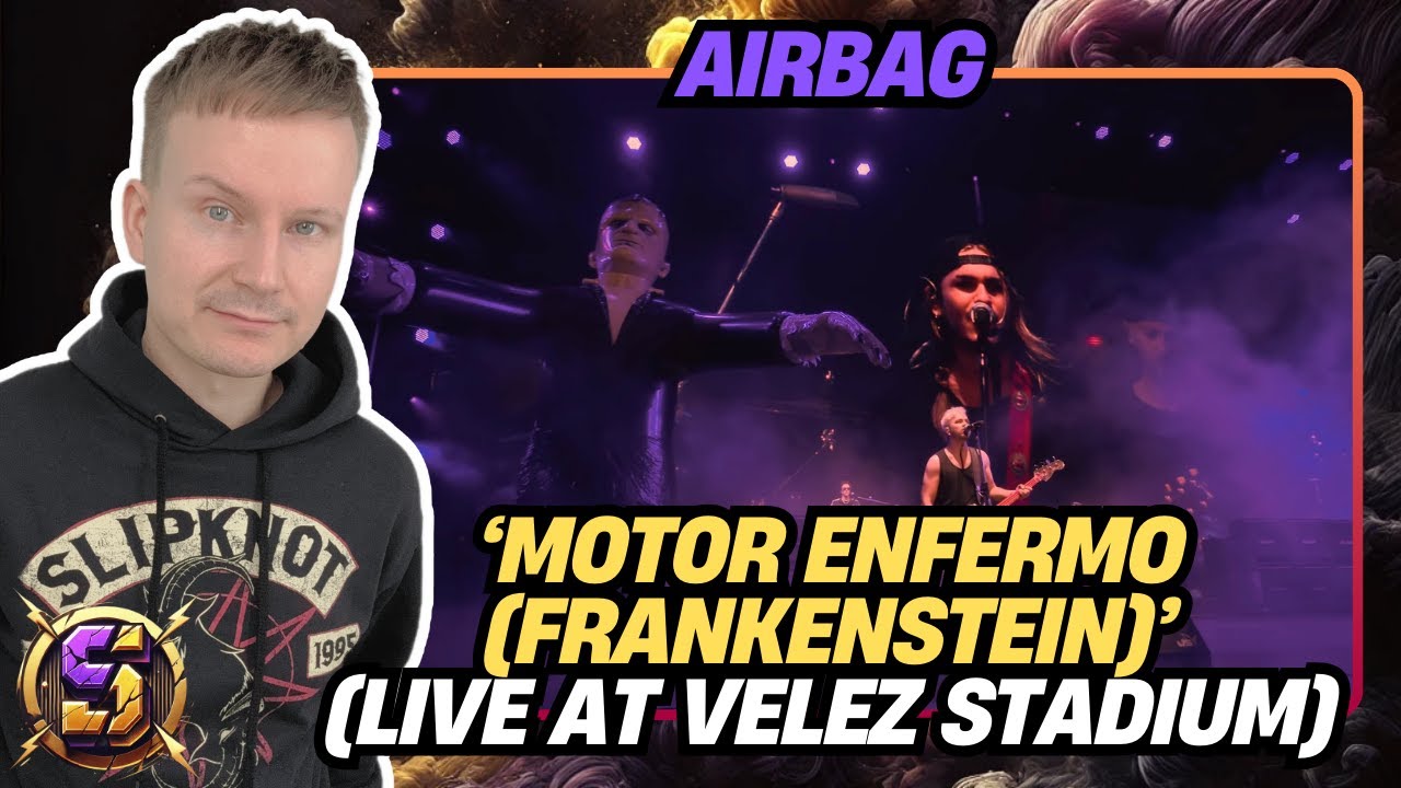 РОК-Н-РОЛЛЬНЫЙ НАСТРОЙ! | AIRBAG - Motor Enfermo (Франкенштейн) | Концерт на стадионе Велес | Реа...