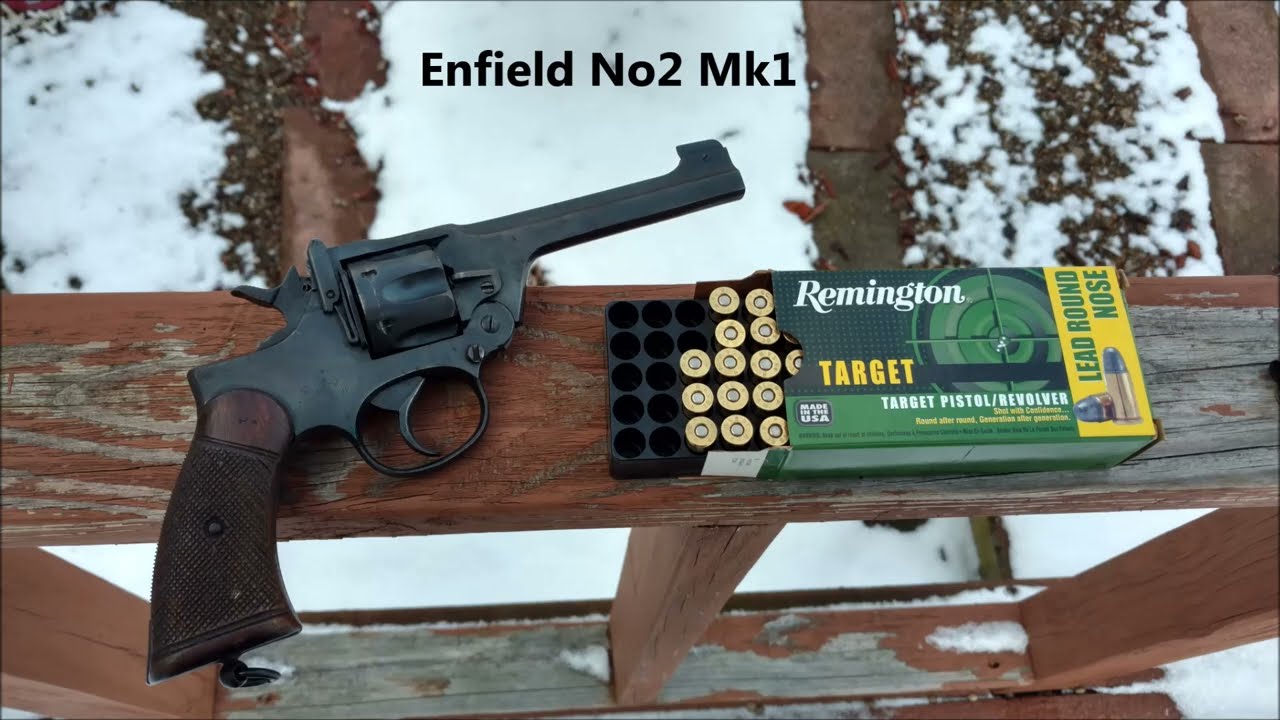 Enfield No2 Mk1 shooting - YouTube