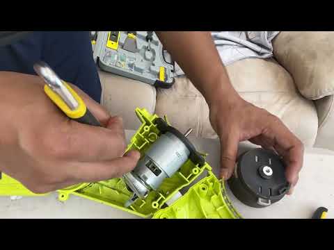 RYOBI 18V OnePlus Line Trimmer -Cleaning Motor Section