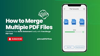 How to Merge Multiple PDF Files | Combine Your Bank Statement Easily with Free Merge PDF Tool