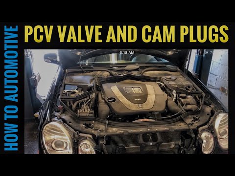 How to Replace the PCV Valve and Cam Plugs on a Mercedes with 3.5L V6 Engine (Common Oil Leak)