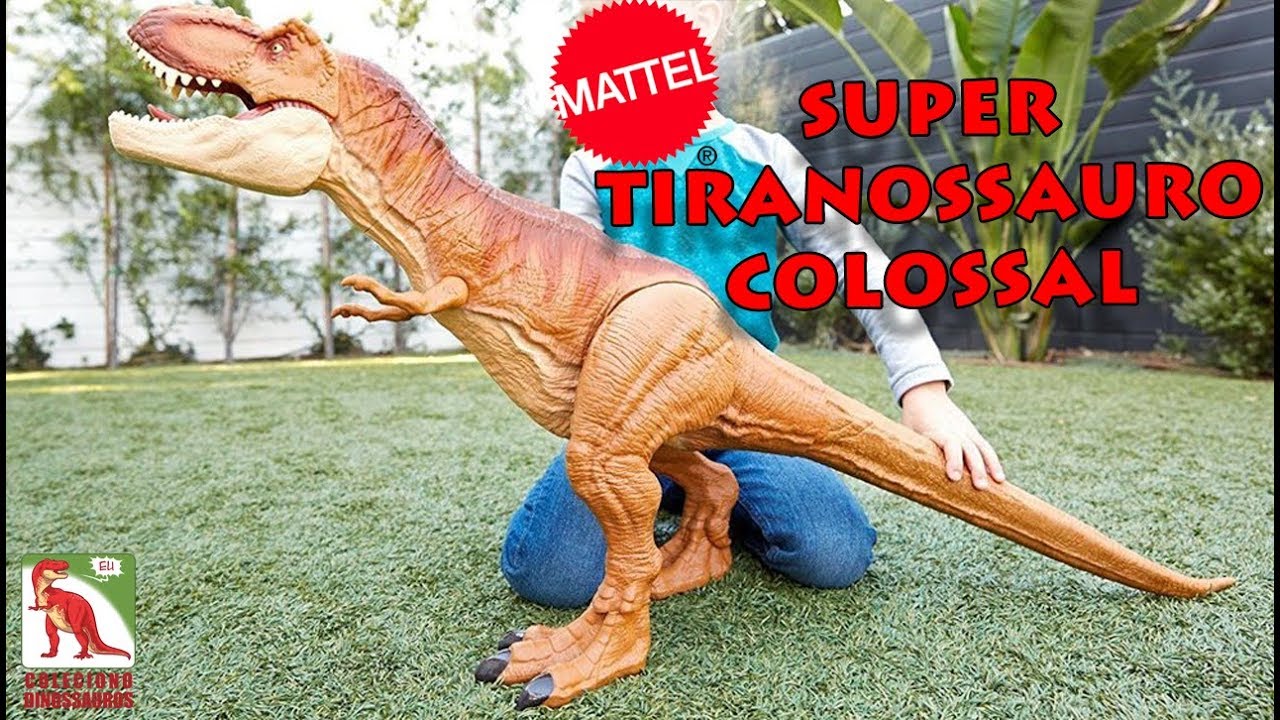 Comprar Jurassic World Dinossauro Giganotosaurus gigante de Mattel