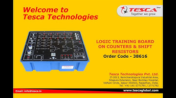 Logic Training Board on Counters & Shift Registers - Tesca 38616