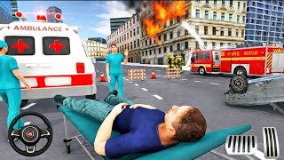 🚒🔥 Fire Rescue Emergency! Building Blaze & Ambulance Rescue Mission | City Firefighter Game screenshot 3