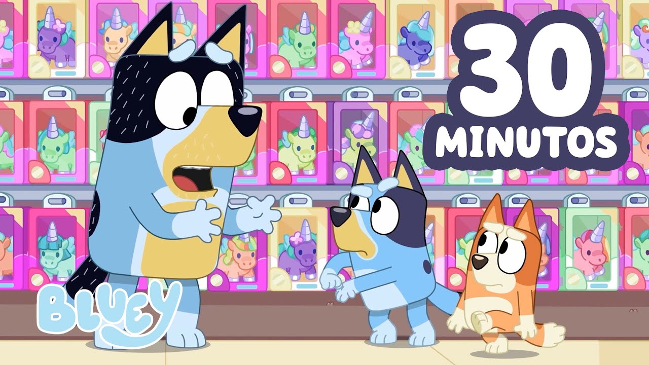 ¡Charadas en una tienda de juguetes! 🧸 🎁 | Bluey Español Canal Oficial