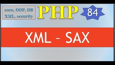 PHP 5.5 ITA 84: XML - SAX