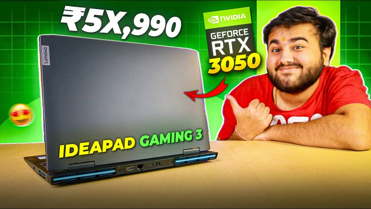 A Worthy BUDGET Laptop..?! 🤯 Lenovo Ideapad Gaming 3 - RTX 3050 🔥
