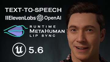 MetaHuman Real-Time Lip Sync with ElevenLabs & OpenAI TTS in Unreal Engine 5.6  (AI for NPCs)